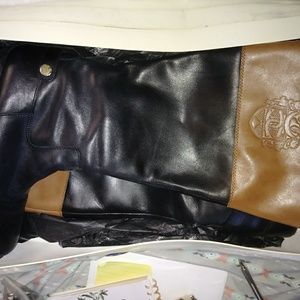 AUTHENTIC ETIENNE AIGNER RIDING BOOTS with SEAL